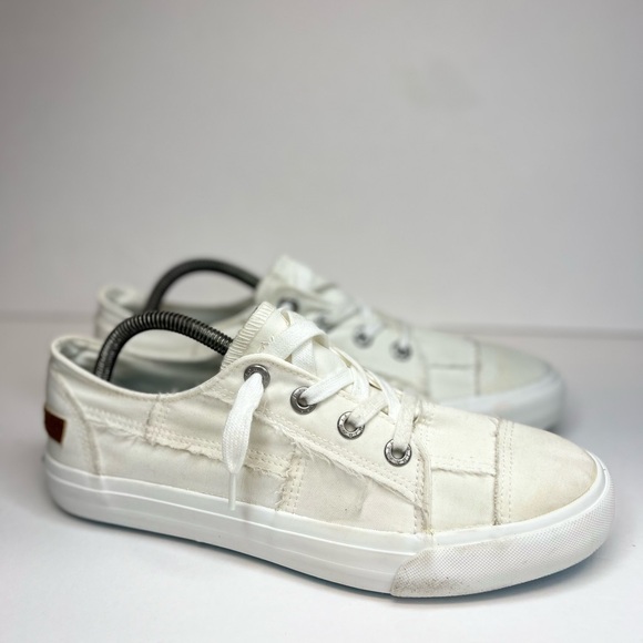 BLOWFISH Malibu Maxine FE Slip On Sneakers White Color Washed Recycled Canvas 10 - Picture 2 of 16